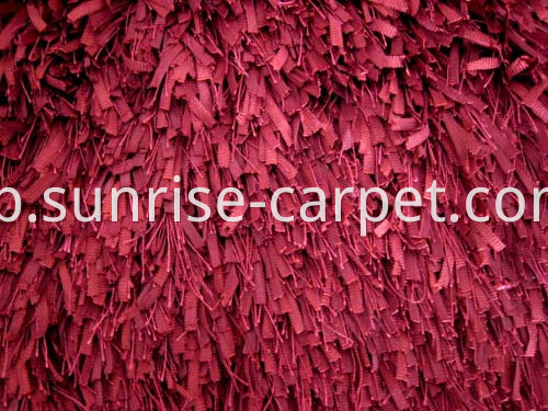 Macro of strip &silk mixed carpet (2)